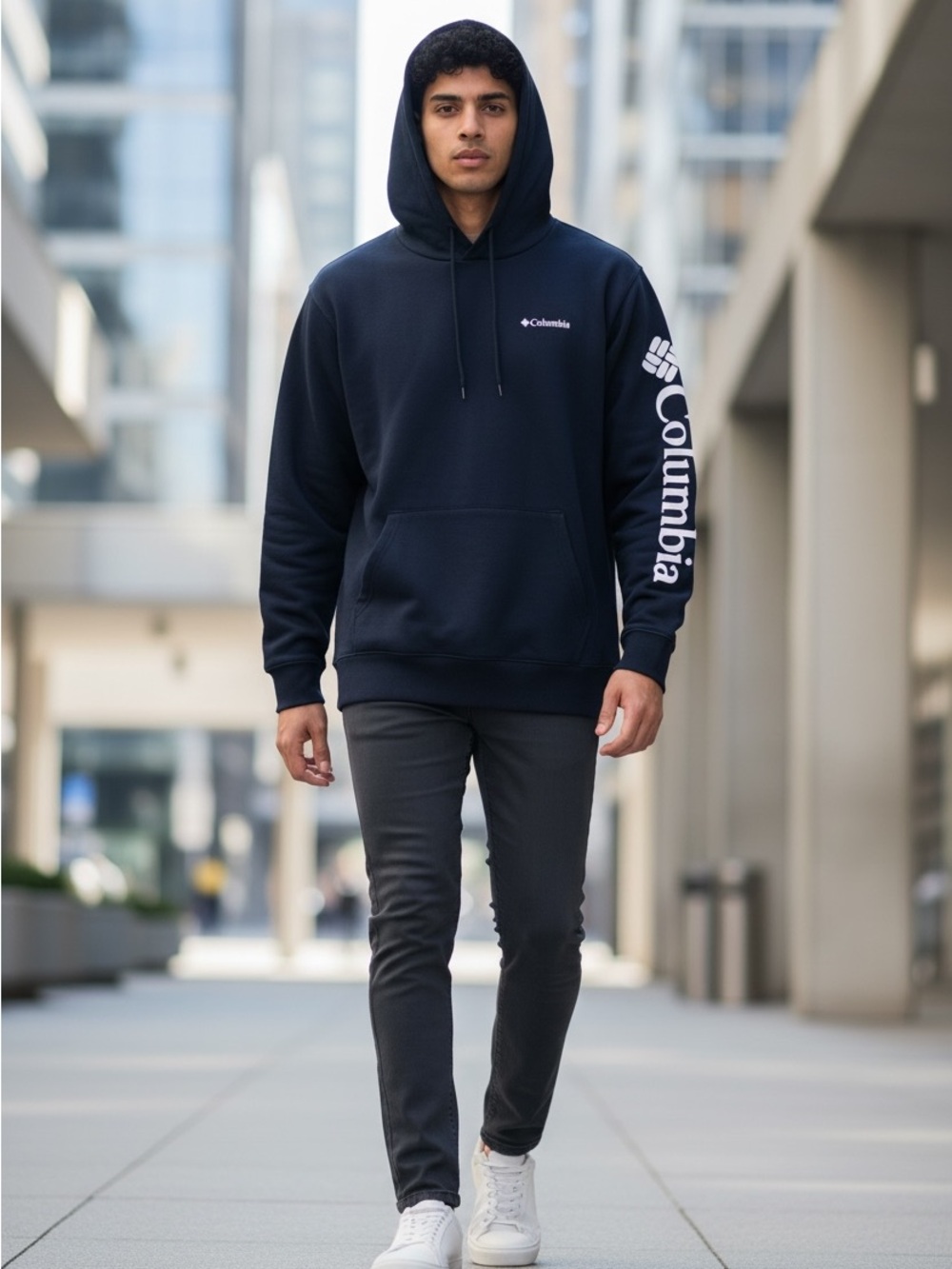 Columbia Men's Dark Blue Hoodie